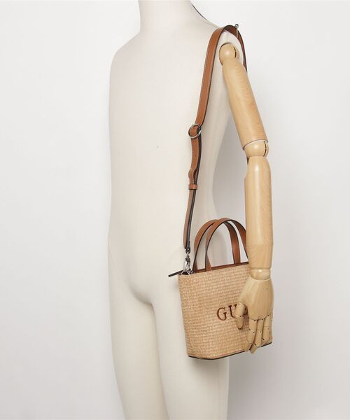 GUESS（ゲス） トートバッグ WELLS Mini Tote ミニトート ショルダー