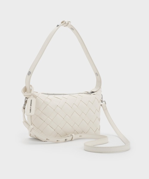 「CHARLES & KEITH」 2WAYバッグ S スミクロ レディース_6