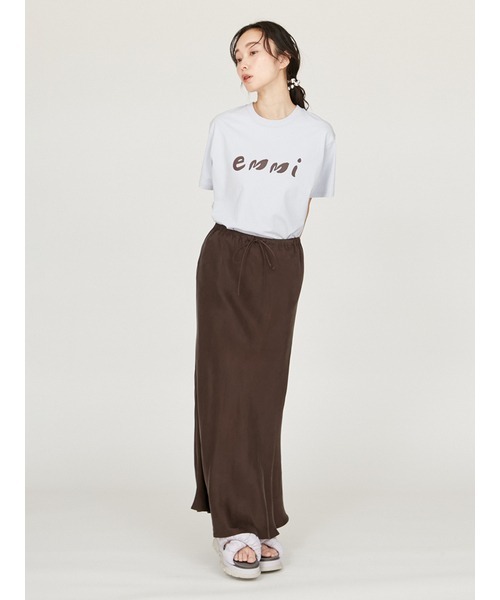 「emmi」 半袖Tシャツ FREE ライトブルー レディース_画像6