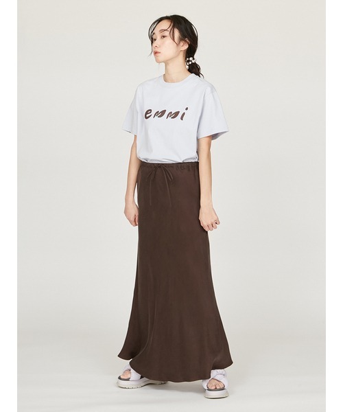 「emmi」 半袖Tシャツ FREE ライトブルー レディース_画像7
