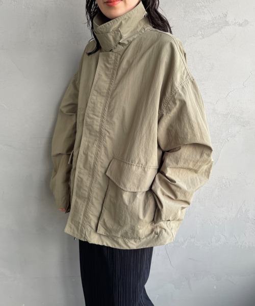 「JEANS FACTORY Clothes」 ブルゾン M オリーブ レディース_画像2