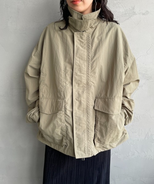 「JEANS FACTORY Clothes」 ブルゾン M オリーブ レディース_画像3