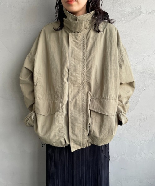 「JEANS FACTORY Clothes」 ブルゾン M オリーブ レディース_画像4