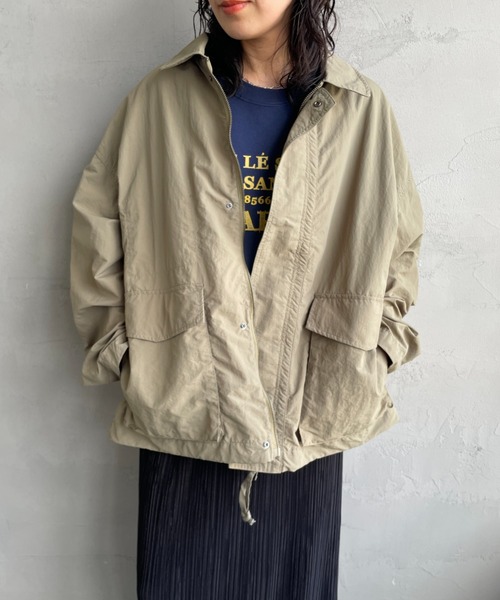 「JEANS FACTORY Clothes」 ブルゾン M オリーブ レディース_画像8