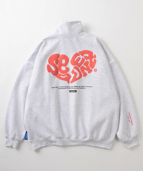 「SEQUENZ」 スウェットカットソー X-LARGE ブラック メンズ_画像3