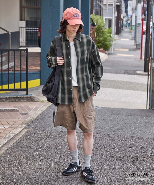 「KANGOL」 長袖シャツ S ベージュ メンズ_画像7