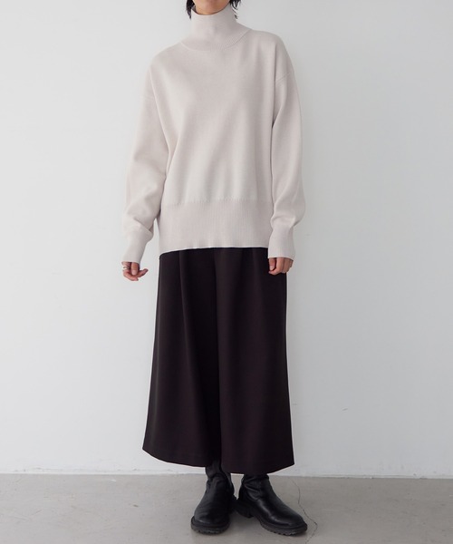 「for/c」 クロップドパンツ M ブラック レディース_画像8