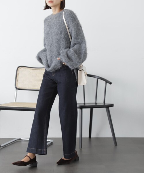 「FREE'S MART」 デニムパンツ SMALL ブルー系その他 レディース_画像6
