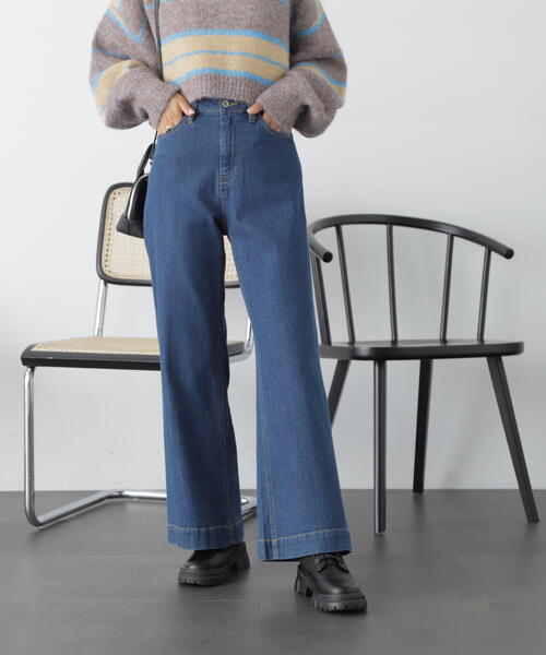 「FREE'S MART」 デニムパンツ SMALL ブルー系その他 レディース_画像8