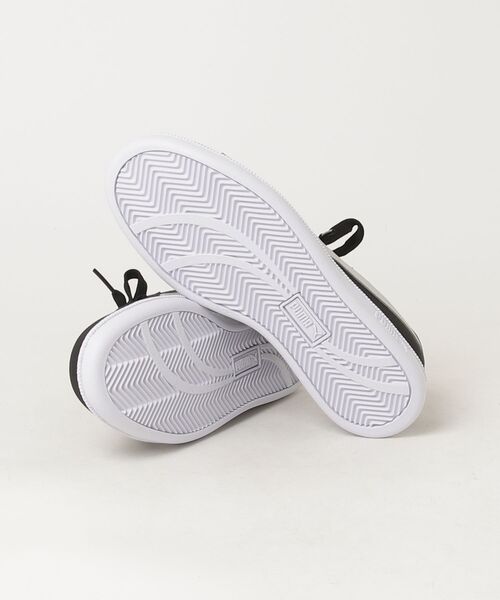 「PUMA」 ローカットスニーカー 22.5cm ブラック×グレー メンズ_画像3