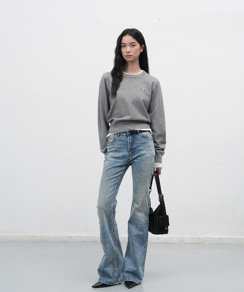 「GENERAL IDEA」 デニムパンツ M ライトブルー レディース_画像4