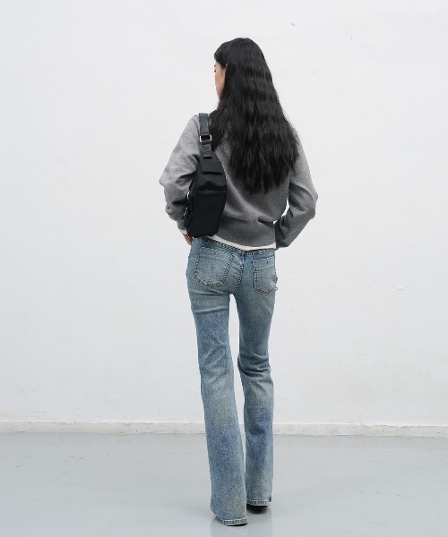 「GENERAL IDEA」 デニムパンツ M ライトブルー レディース_画像7