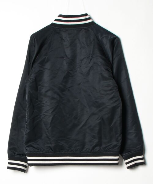 「Champion」 スタジャン S ブラック レディース_画像2