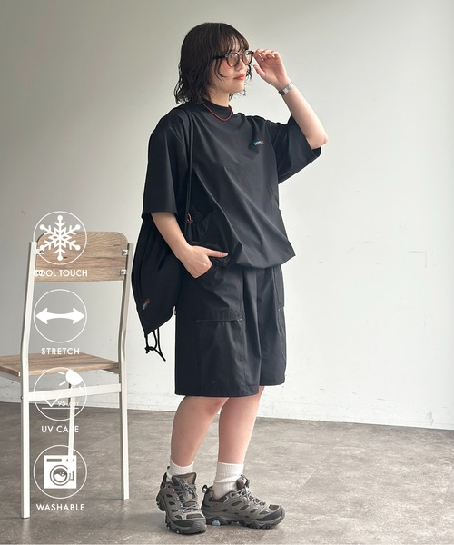 CPCM（シーピーシーエム） uvカット ハーフパンツ パンツ 「3点セット