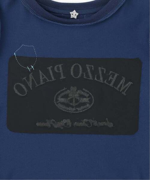mezzo piano tシャツ チェックセーラー衿つき 半袖Tシャツ「遮熱・接触