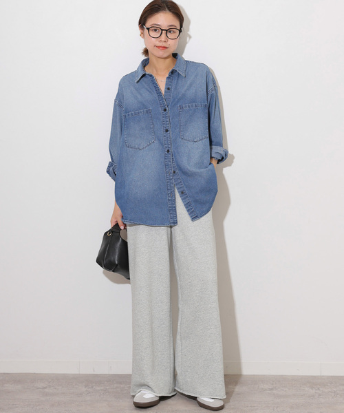 「JOURNAL STANDARD relume」 イージーパンツ FREE グレー レディース_画像9