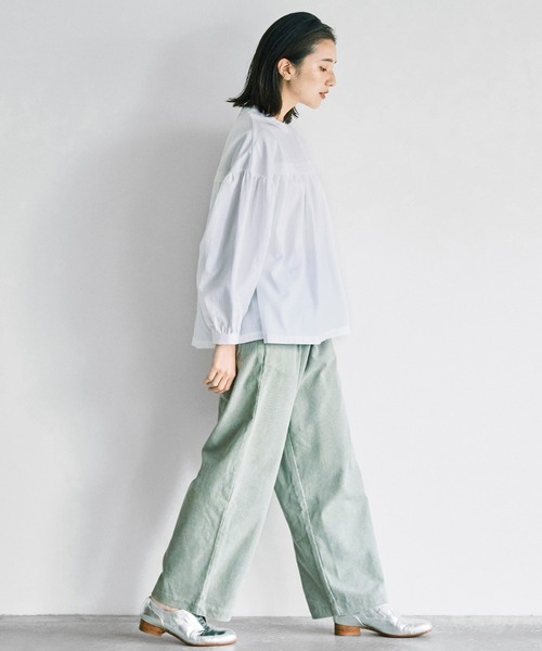 「avecmoi」 長袖ブラウス LARGE ホワイト レディース_画像4