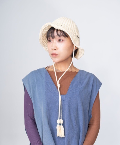 「OVERRIDE」 ハット 57~59cm ブラック レディース_画像6