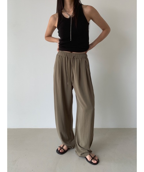 「Didot.showroom」 イージーパンツ FREE ブラック レディース_画像9