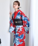 浴衣 浴衣3点セット 誉田屋源兵衛 夜来香 赤...の詳細画像5