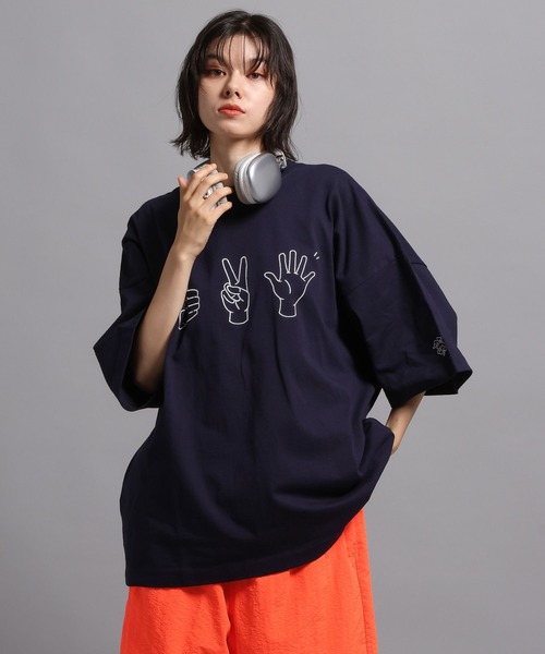 「GEORGE'S」 7分袖Tシャツ MEDIUM ホワイト メンズ_画像5