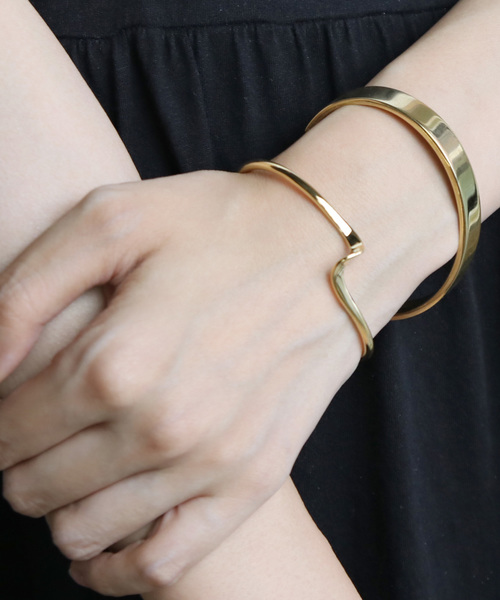 バングル 「YArKA/ヤーカ」silver925 twist design bangle 「emk」/ツイストデザインバングル「エンク」の画像
