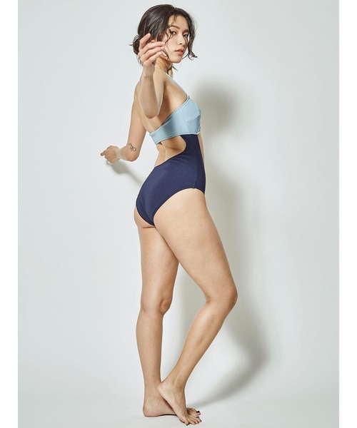 mikomori（ミコモリ） 水着 BANDEAU RIB OP レディース : ZOZOTOWN