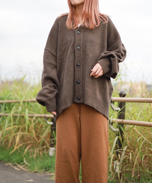 B.I.D. カーディガン 「5ゲージ オーバーサイズカーディガン