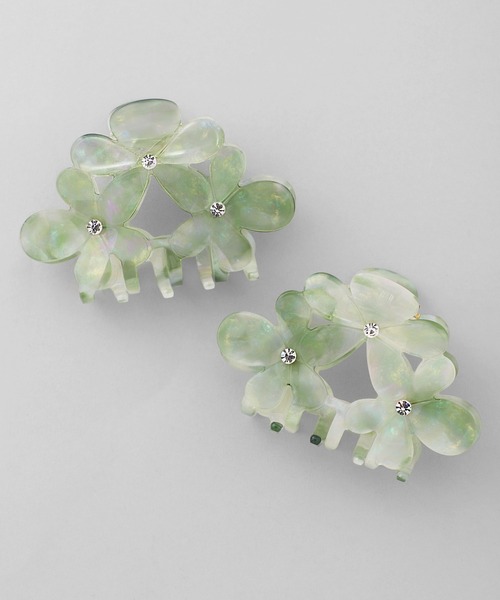 ANEMONE（アネモネ） ヘアクリップ ビジュー×フラワーバンス