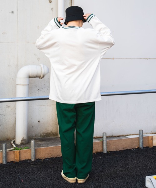 tシャツ ∴WEGO/別注 NFL チームロゴ刺繍BIGロンT メンズ レディース
