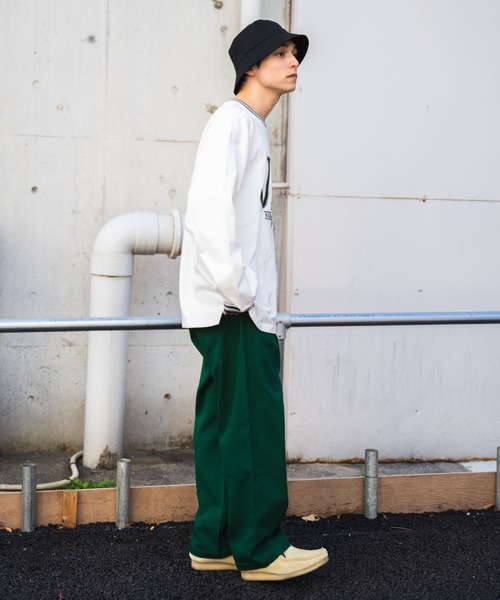 tシャツ ∴WEGO/別注 NFL チームロゴ刺繍BIGロンT メンズ レディース
