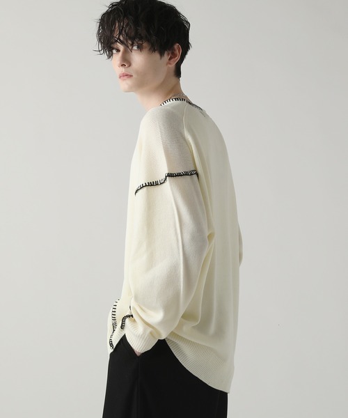 ASTRONOMY セーター ニット Buyer's Select/ハンドステッチクルー