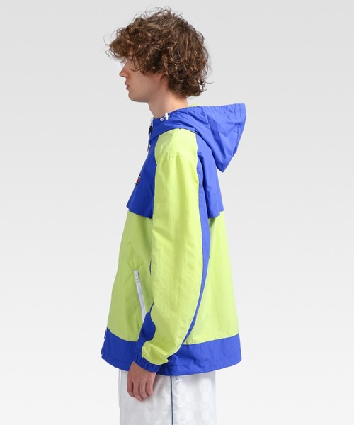 TOMMY JEANS ナイロンジャケット カラーブロックウィンド