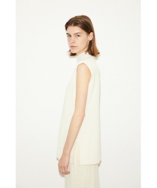 THROW by SLY tシャツ PADDED H/N RIB TOPS パデッド ハイネック リブ 