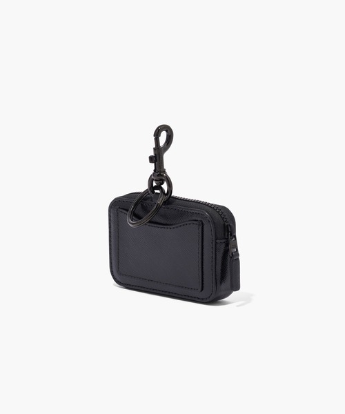 【極美品】マークジェイコブス　ミニポーチ　チャーム ブラック　チェーン MARC JACOBS マークジェイコブス ミニポーチ THE SNAPSHOT NANO
