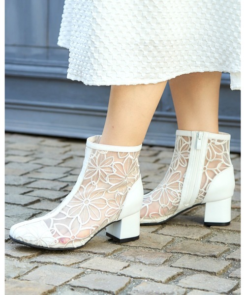 423 Chloé クロエ ショートブーツ ブラック サイドジップ