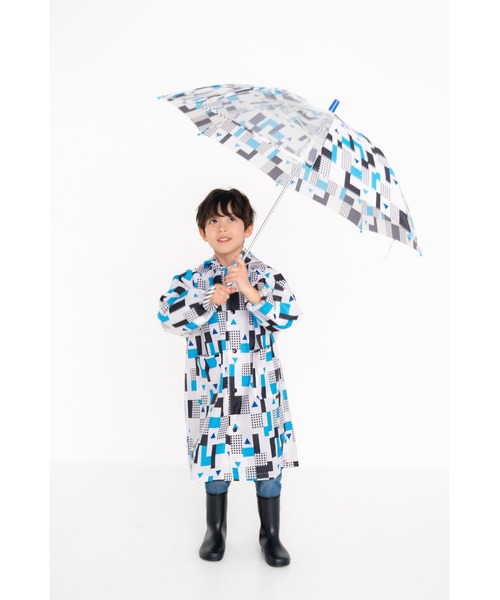 Tisa phenomenon Mcm レインコート ロゴ poggy ZAZZY ZAPS（ザジーザップス） レインコート カッパ モザイクレイン