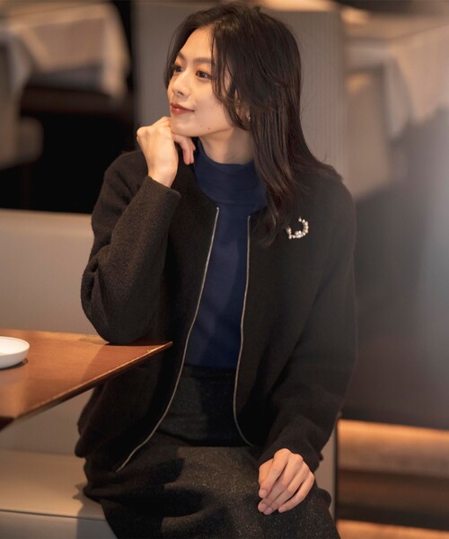 カーディガン 「洗える」BOUCLE ニット アウター レディース カーディガン 「洗える」BOUCLE ニット アウター レディース