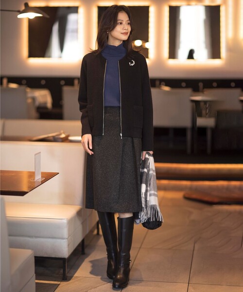 カーディガン 「洗える」BOUCLE ニット アウター レディース カーディガン 「洗える」BOUCLE ニット アウター レディース