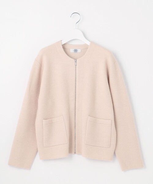 J.PRESS カーディガン 「洗える」BOUCLE BLOUSON ニット