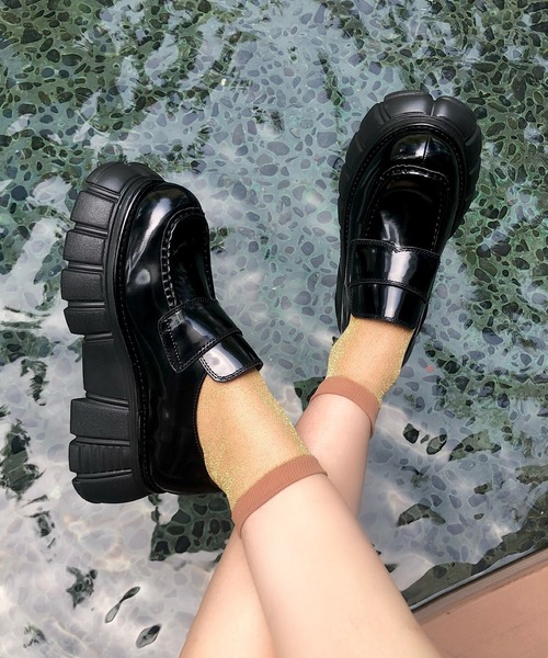 新品未使用⭐︎【JEFFREY CAMPBELL】ローファー　23cm Jeffrey Campbell（ジェフリーキャンベル） ローファー 厚底ローファー