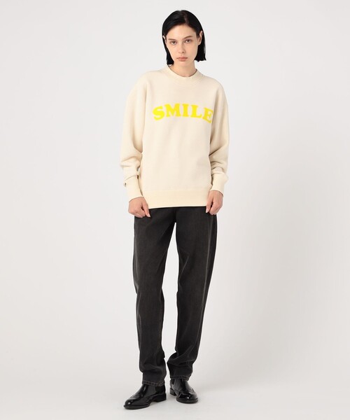 スウェット レディース UNION LAUNCH FLOCKY PRINT SMILE スエット プルオーバー｜zozo｜03