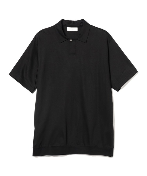 PW CIRCULUS メンズ黒 ポロシャツ PW BASIC POLO | PW CIRCULUS : ピーダブリュサーキュラス -公式