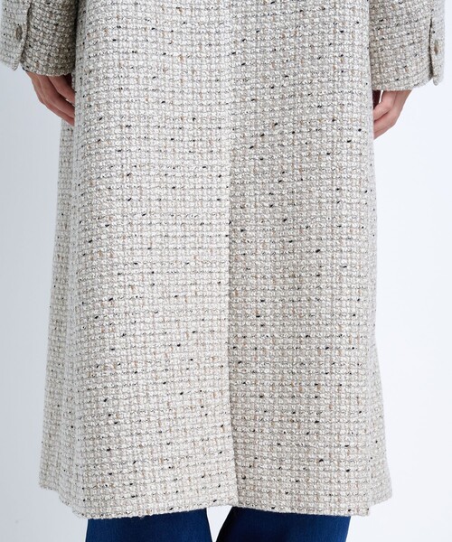 Juha（ユハ） チェスターコート コート 「JUHA/ユハ」LAME TWEED