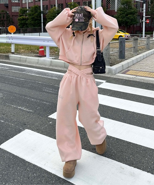 sedacle girl（セダクルガール） パーカー 裏起毛 裏起毛ライン 