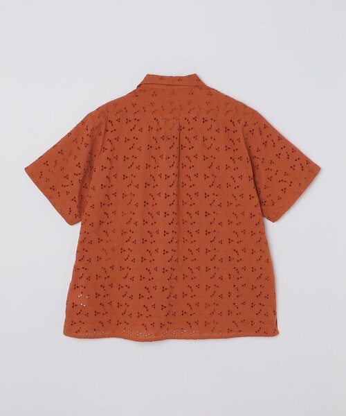 SHIPS シャツ BENCH MARKING SHIRT: フラワーレース オープン