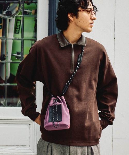 niko and…（ニコアンド） ショルダーバッグ パラコード巾着ミニ