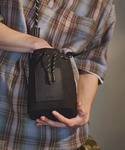 ショルダーバッグ パラコード巾着ミニショルダー...の詳細画像3