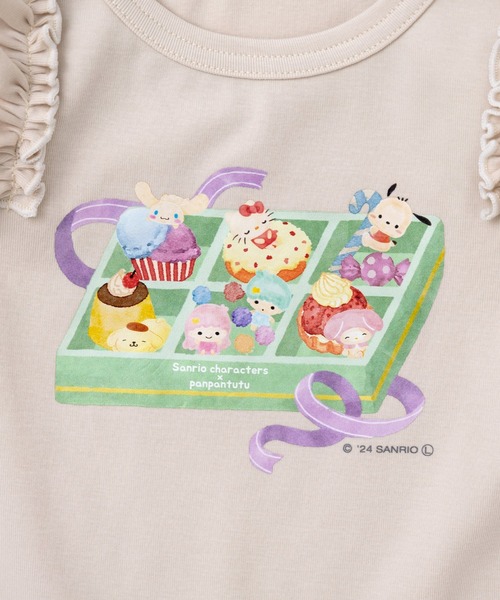 panpantutu tシャツ 「サンリオキャラクターズ」スウィーツBOXトップス