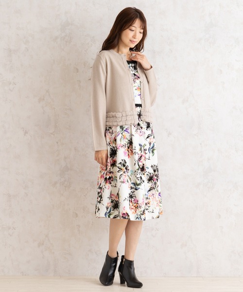 Rose Tiara（ローズティアラ） ニット セーター フェイクファーニット